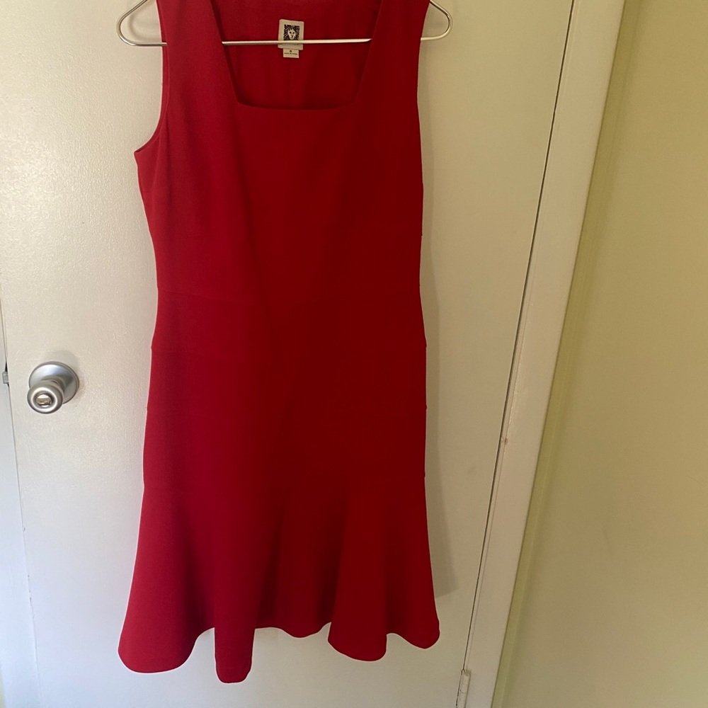 Anne Klein sleeveless 6 red